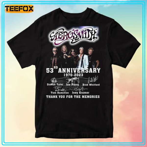 Aerosmith 53rd Anniversary 2024 Unisex T Shirt