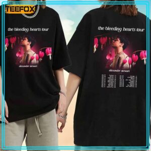 Alexander Stewart The Bleeding Hearts Tour 2024 Concert T Shirt