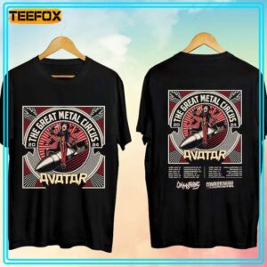 Avatar The Greatest Metal Circus Tour 2024 Concert T Shirt