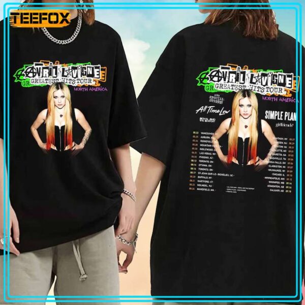 Avril Lavigne Greatest Hits Tour 2024 Concert Unisex T Shirt