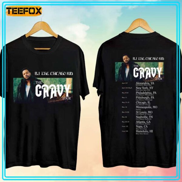 BJ The Chicago Kid The Gravy Tour 2024 Unisex T Shirt