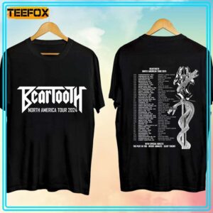 Beartooth North American Tour 2024 Concert T Shirt