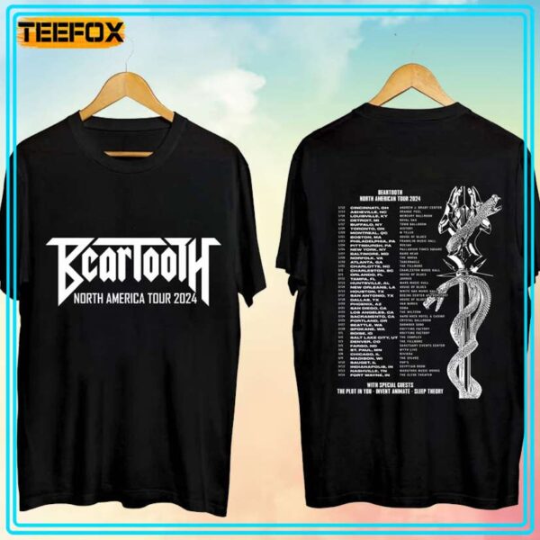 Beartooth North American Tour Concert 2024 T Shirt