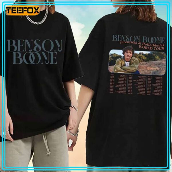 Benson Boone Fireworks and Rollerblades World Tour 2024 T Shirt