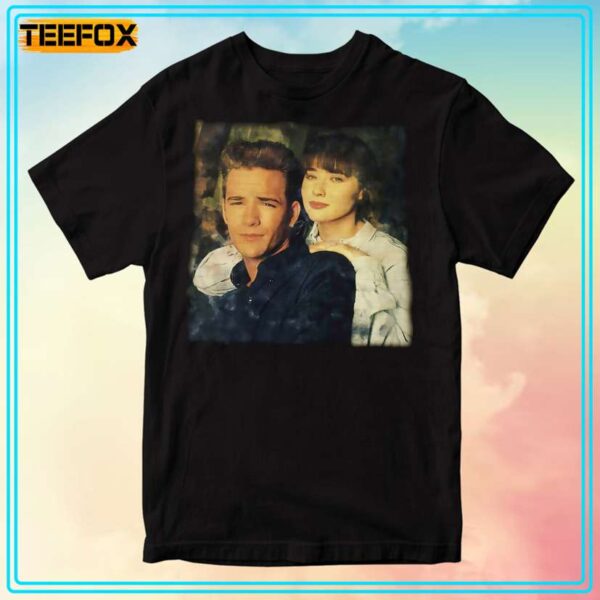 Beverly Hills 90210 Luke Perry Shannen Doherty T Shirt