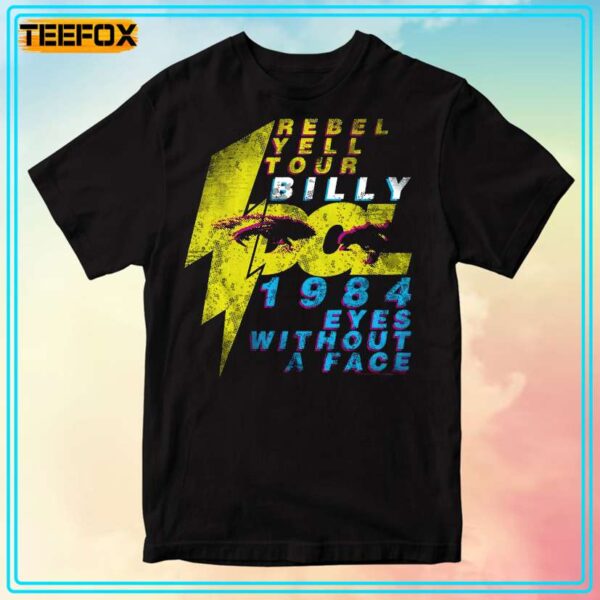 Billy Idol Rebel Yell 1984 Eyes Without a Face Tour T Shirt
