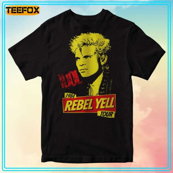 Billy Idol Rebel Yell Tour 1984 T Shirt