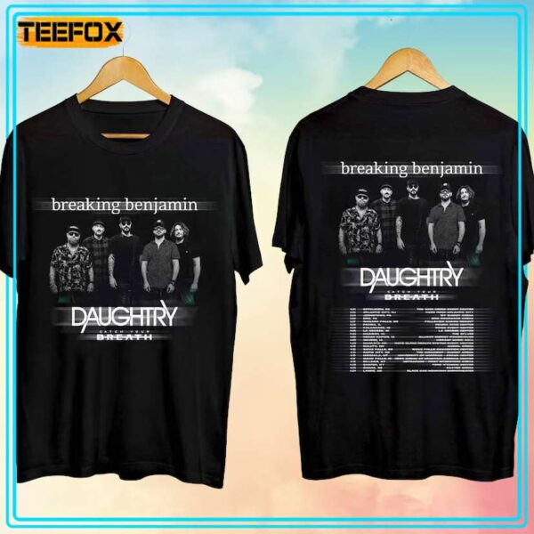 Breaking Benjamin Daughtry Tour 2024 T Shirt