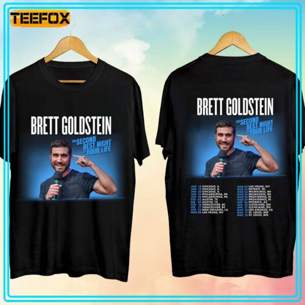 Brett Goldstein The Second Best Night of Your Life Tour 2024 T Shirt