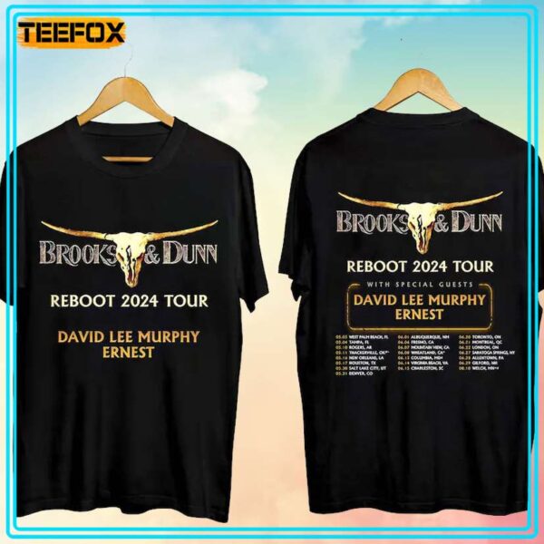 Brooks Dunn Reboot 2024 Tour David Lee Murphy Ernest T Shirt