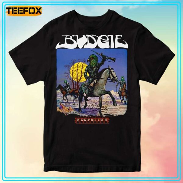 Budgie Bandolier 1975 Unisex T Shirt