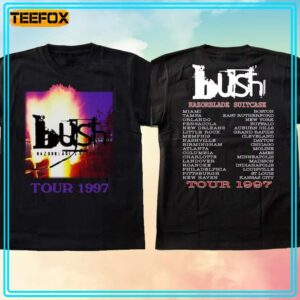 Bush Razorblade Suitcase Tour 1997 Retro T Shirt
