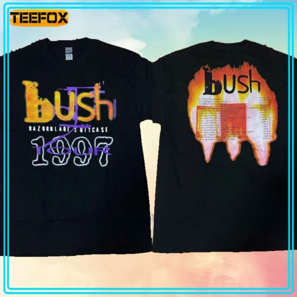 Bush Razorblade Suitcase Tour 1997 T Shirt