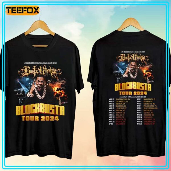 Busta Rhymes North American Tour 2024 Unisex T Shirt