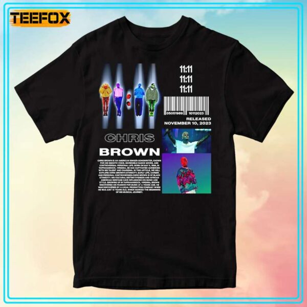 Chris Brown 11 11 Album T Shirt