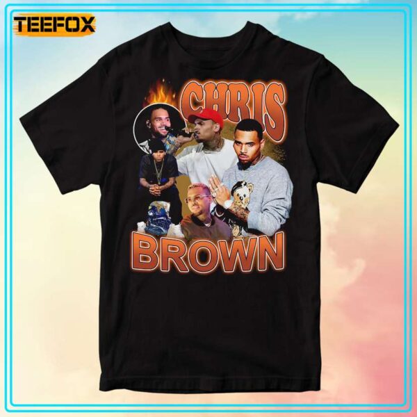 Chris Brown Homage 90s Graphic T Shirt