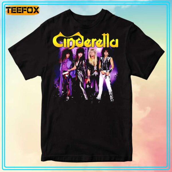 Cinderella Retro Music T Shirt