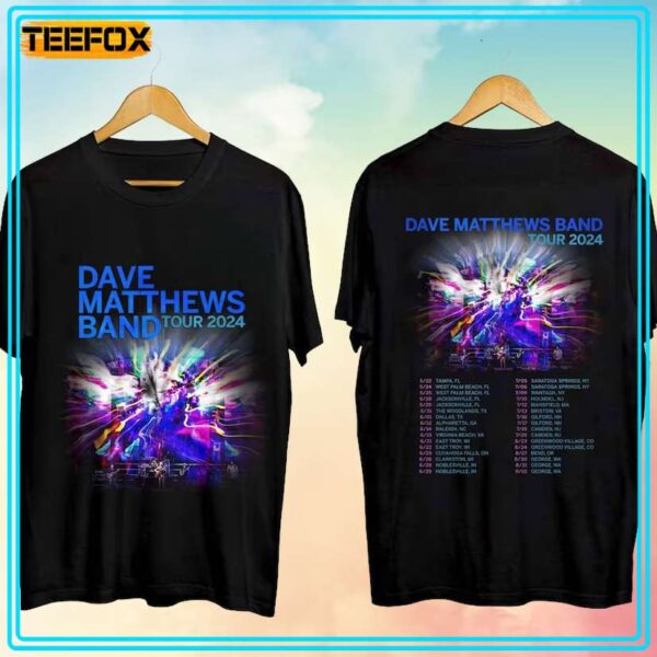 Dave Matthews Band Tour 2024 Concert T Shirt