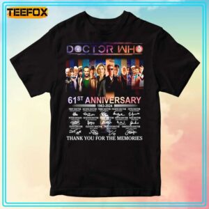 Doctor Who 61st Anniversary 1963 2024 T Shirt