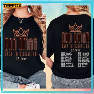 Don Omar Back to Reggaeton Tour 2024 Unisex T Shirt