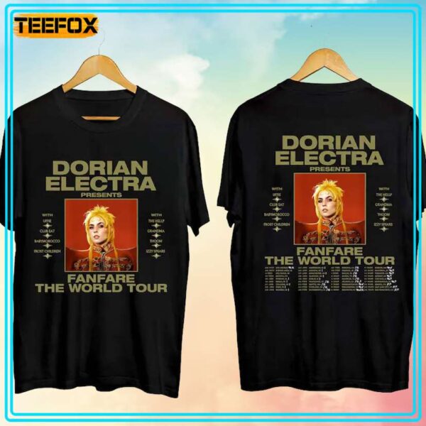 Dorian Electra Fanfare World Tour 2024 Concert T Shirt