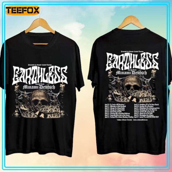 Earthless Tour 2024 Concert T Shirt