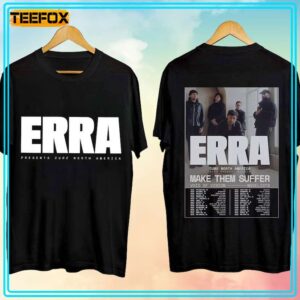 Erra Cure North American Tour 2024 Concert T Shirt