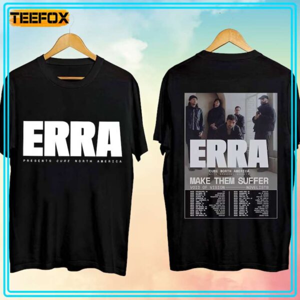Erra Cure North American Tour 2024 with Make Them Suffer T Shirt