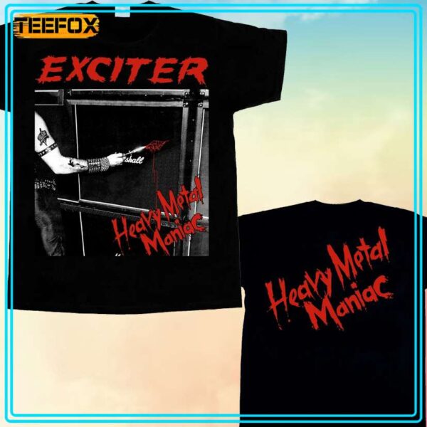 Exciter Heavy Metal Maniac 1983 T Shirt