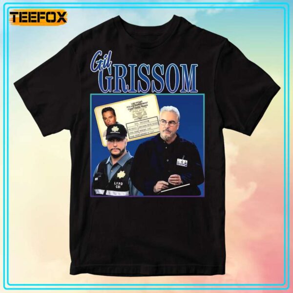 Gil Grissom CSI Vegas Crime T Shirt