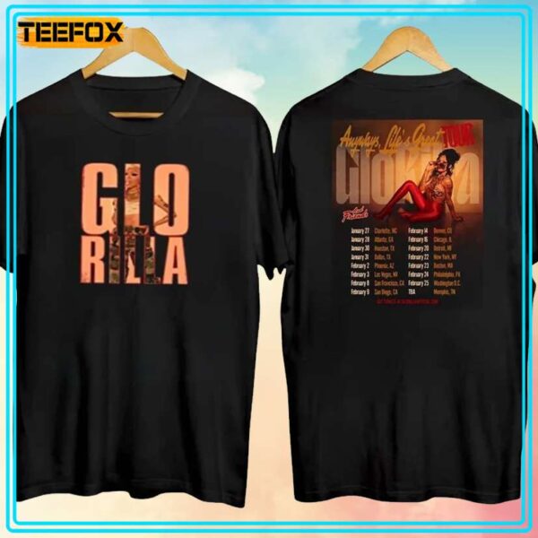 Glorilla Anyways Lifes Great Tour 2023 Concert T Shirt