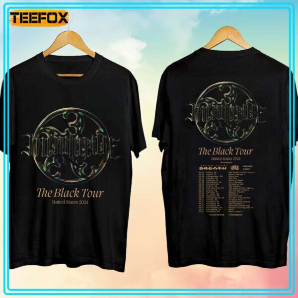 Imminence The Black Tour 2024 Concert T Shirt