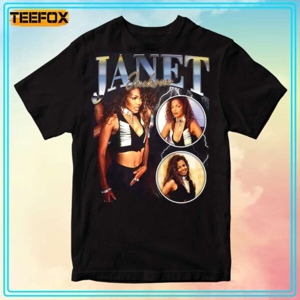 Janet Jackson Vintage Retro Unisex T Shirt