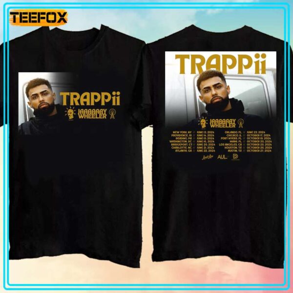 Jay Wheeler Trappii Tour Concert 2024 T Shirt