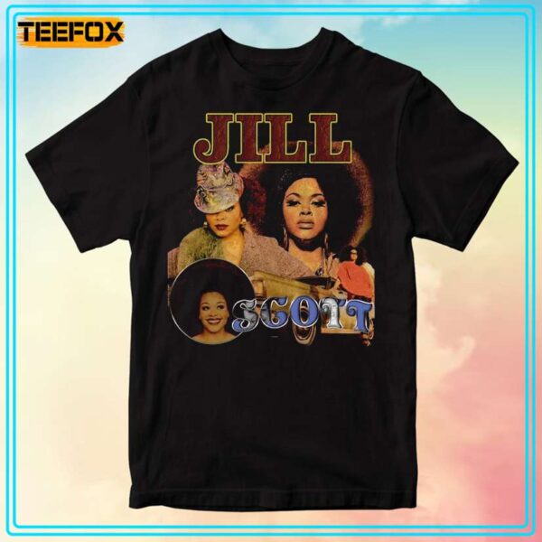 Jill Scott Music Singer Retro T Shirt