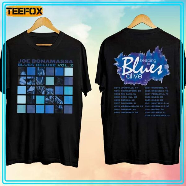 Joe Bonamassa Blues Deluxe Vol 2 Tour 2024 T Shirt