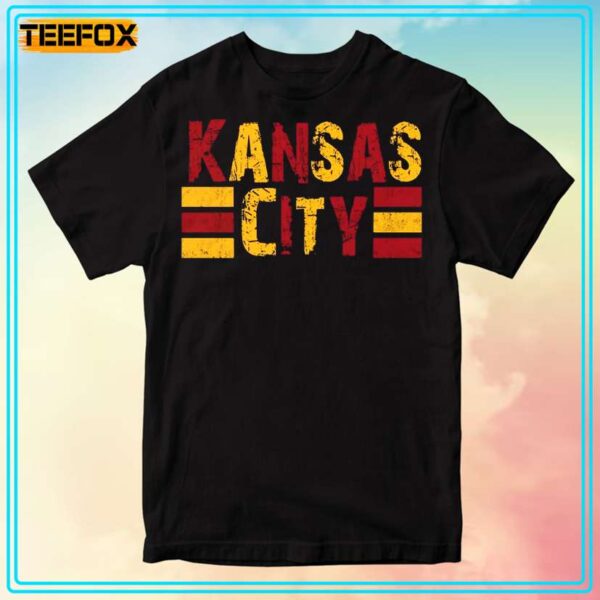 Kansas City Football Retro T Shirt
