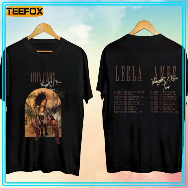 Leela James Thought U Knew Tour 2024 Concert T Shirt