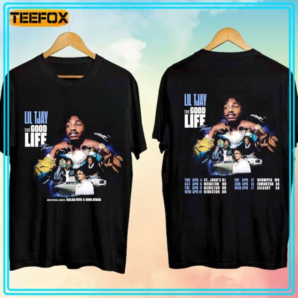 Lil Tjay Good Life Tour Canada 2024 Unisex T Shirt