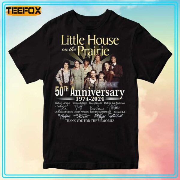 Little House On The Prairie Movie 50th Anniversary 1724 2024 T Shirt