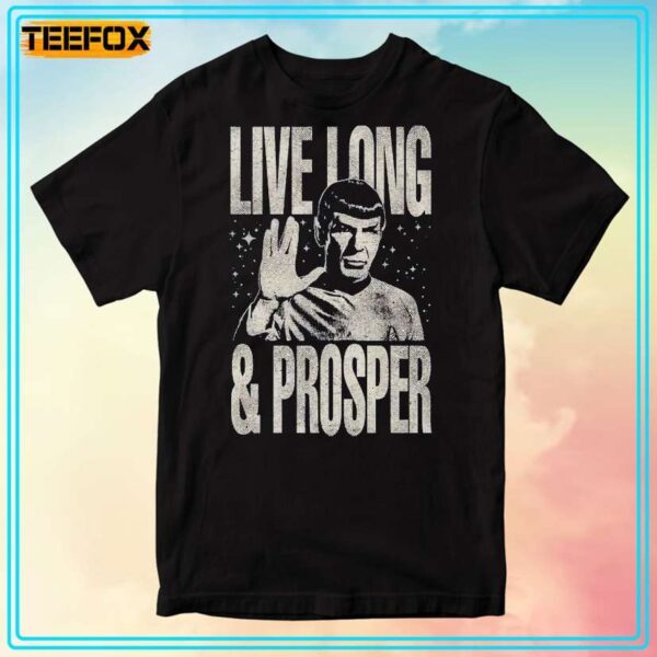 Live Long and Prosper Star Trek T Shirt