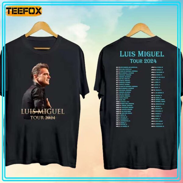 Luis Miguel Tour 2024 Concert Music Unisex T Shirt