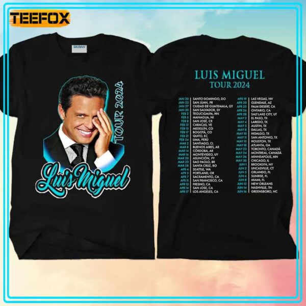 Luis Miguel Tour Concert 2024 T Shirt