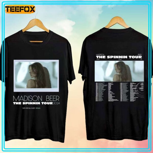 Madison Beer The Spinning Tour 2024 Concert T Shirt