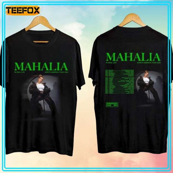 Mahalia In Real Life Tour 2024 Unisex T Shirt