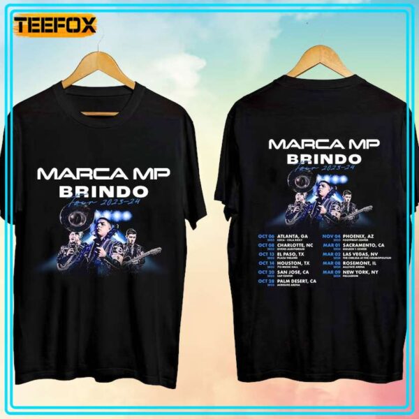 Marca MP Brindo Tour 2023 2024 Band Music T Shirt
