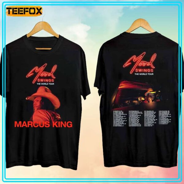 Marcus King Mood Swings The World Tour 2024 Concert T Shirt
