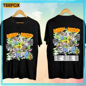 Neck Deep With Drain Bearings Higher Power Tour 2024 T Shirt 1