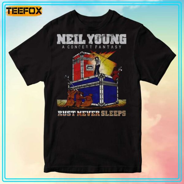 Neil Young Rust Never Sleeps Concert Fantasy Unisex T Shirt
