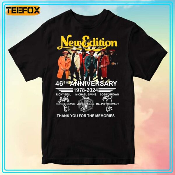 New Edition 46th Anniversary 1978 2024 T Shirt